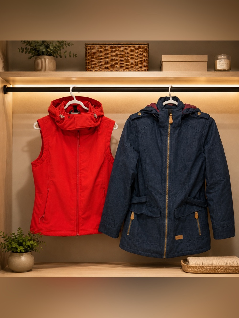Women’s Outerwear Bundle – Jackets & Vest (Fits S)